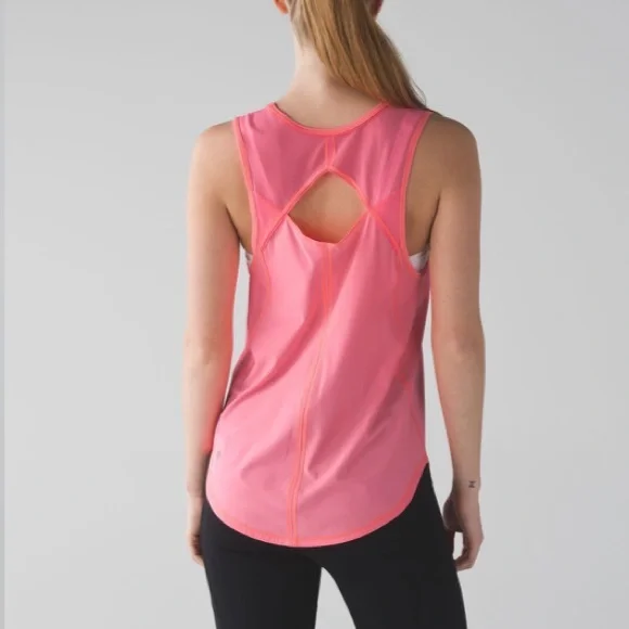 Lululemon Sculpt Tank Coral Pink Medium Estimated Size 8 - Picture 3 of 6